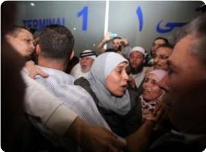 Accueil triomphal pour Ahlam Tamimi en Jordanie